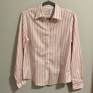 Brooks Brothers 346 Striped Button Down - Size 8